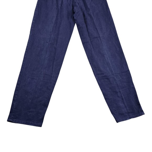Vintage Northern Reflections Pants Womens 9/10 Blue 90s High Rise Pleated - Picture 14 of 16